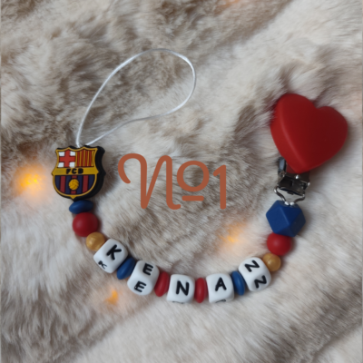 Attache Tétine FC Barcelone - Plusieurs modèles