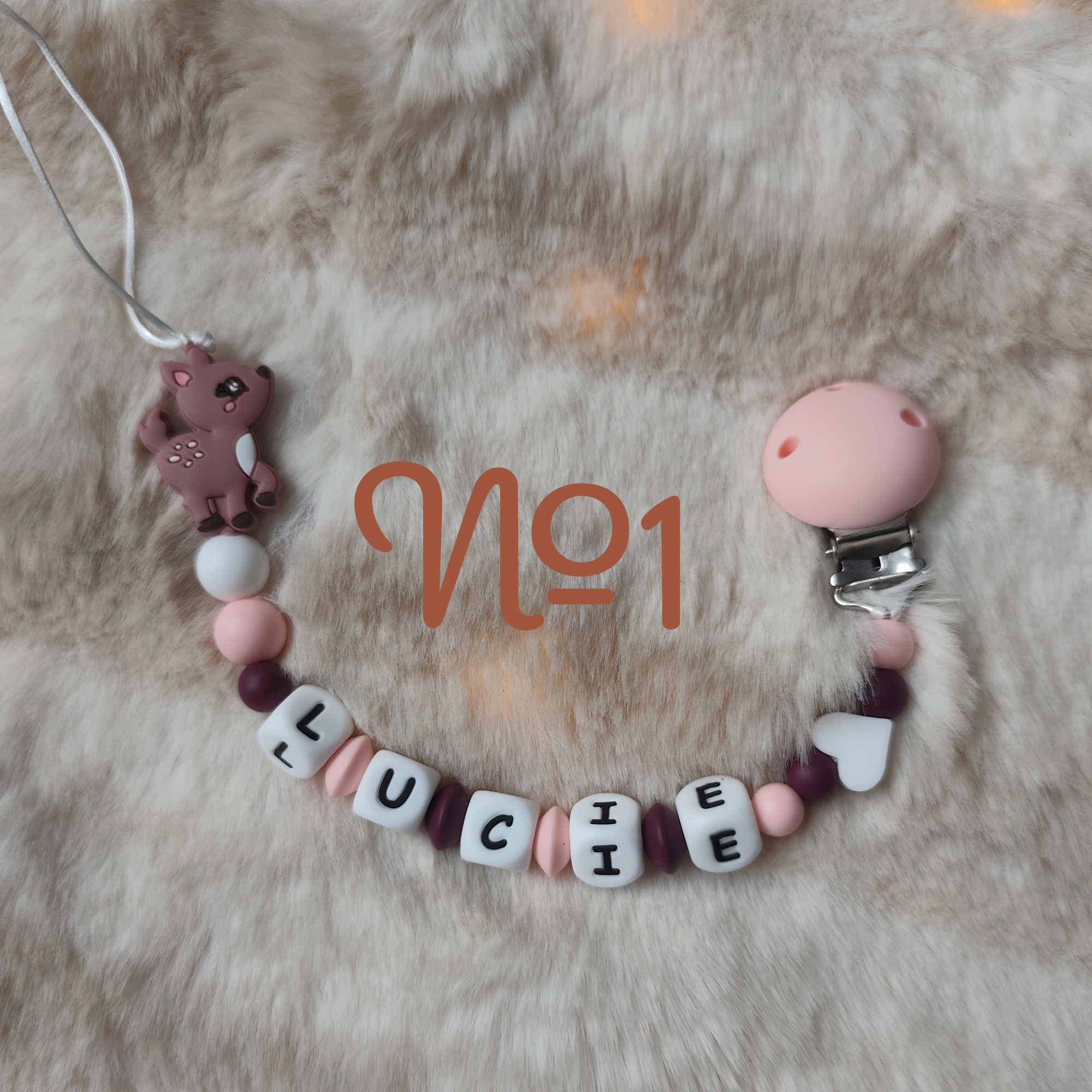 Attache Tétine Biche Personnalisé - Plusieurs modèles – Image 2