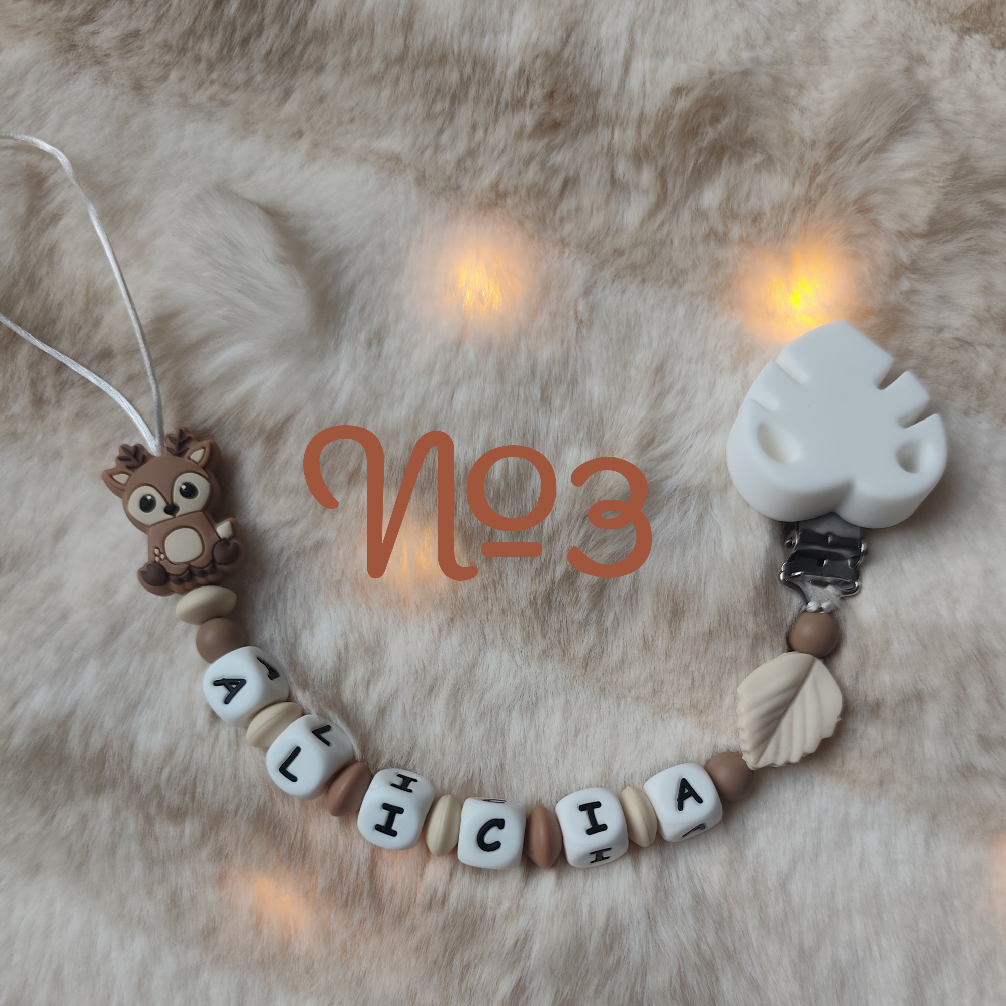 Attache Tétine Biche Personnalisé - Plusieurs modèles – Image 4