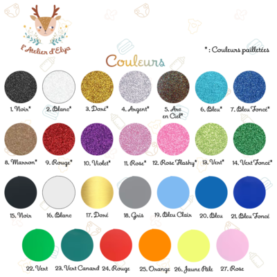 Doudou Disney Personnalisé - Floquage, Plusieurs coloris