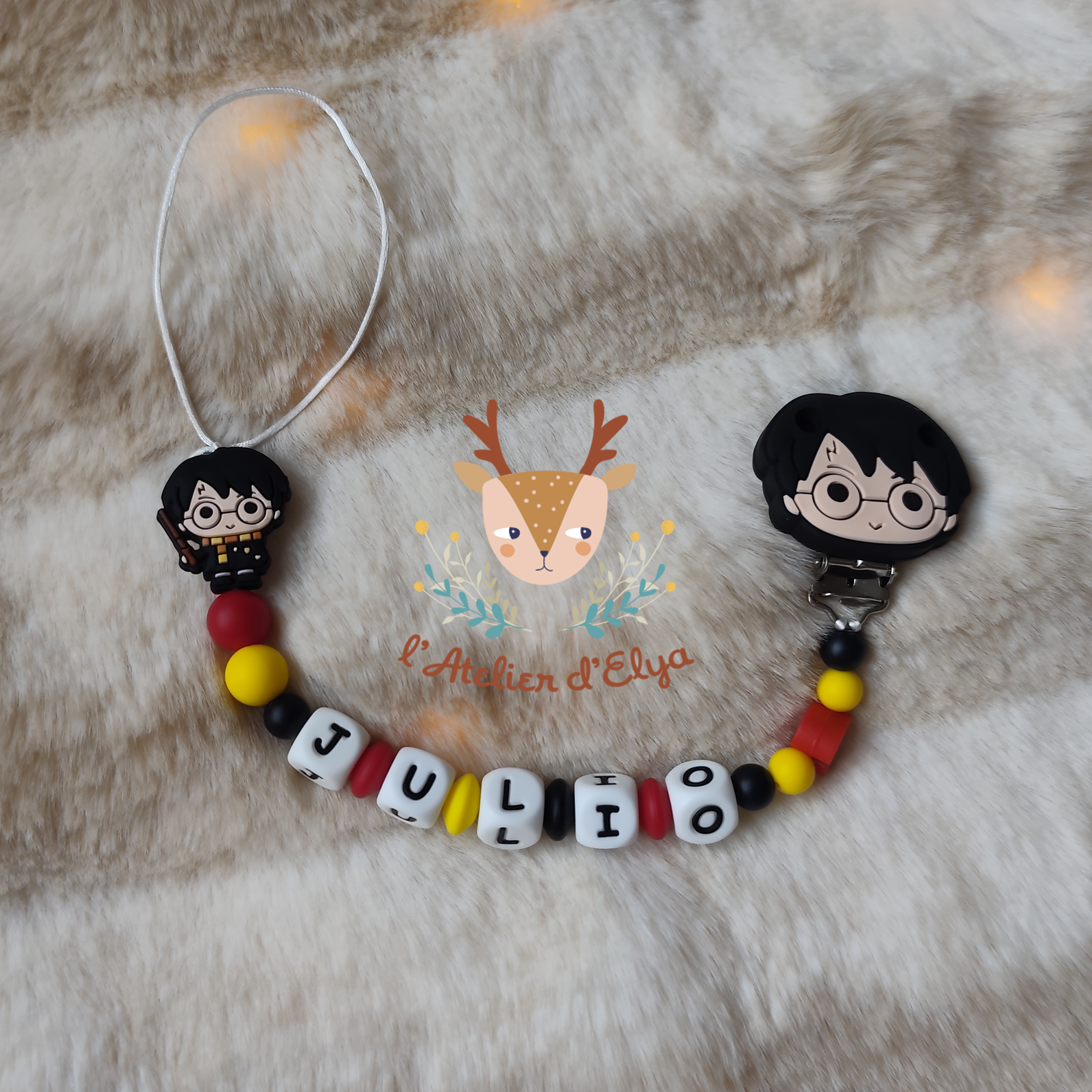 Attache Tétine Harry Potter Personnalisé - Plusieurs modèles