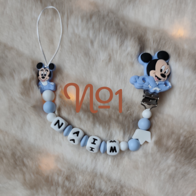Attache Tétine Mickey Personnalisé - Plusieurs modèles