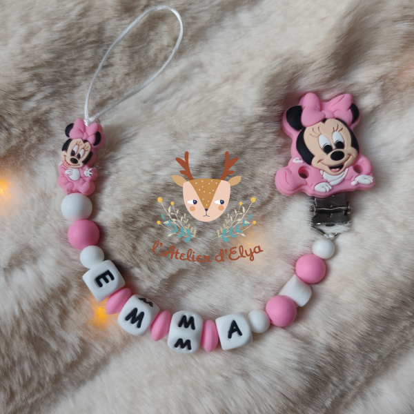 Attache Tétine Minnie - Plusieurs modèles