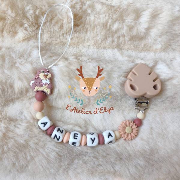 Attache Tétine Miss Panpan Bunny - Plusieurs modèles