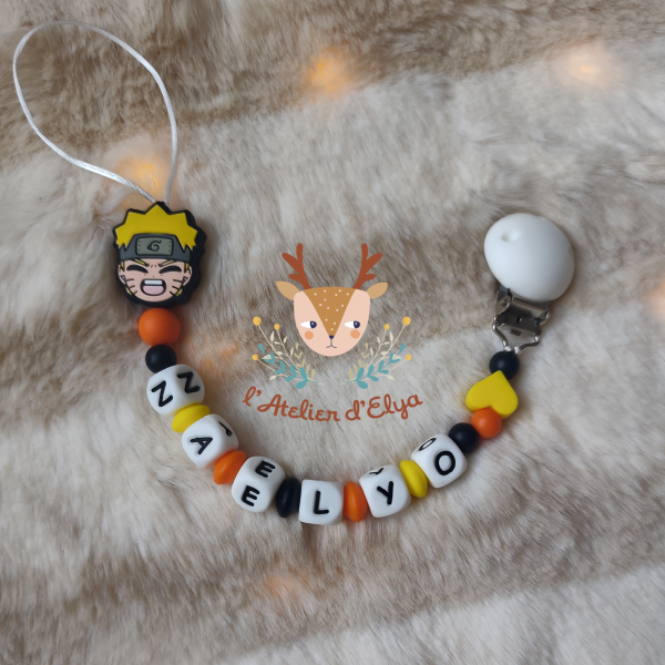 Attache Tétine Naruto Personnalisé - Plusieurs modèles
