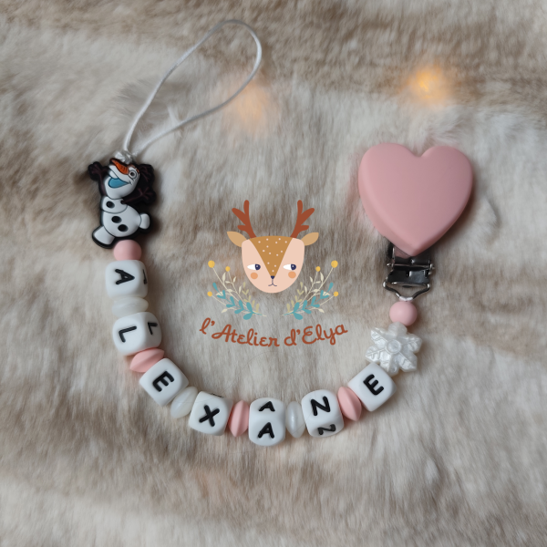 Attache Tétine Olaf - Plusieurs modèles