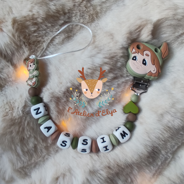 Attache Tétine Peter Pan - Plusieurs modèles