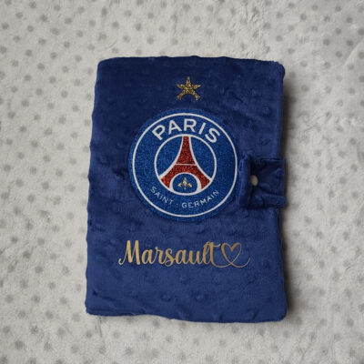 Protège Carnet de Santé Paris Saint Germain PSG Personnalisé - Floquage, Plusieurs coloris