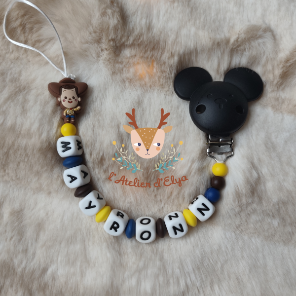 Attache Tétine Toy Story Personnalisé - Plusieurs modèles