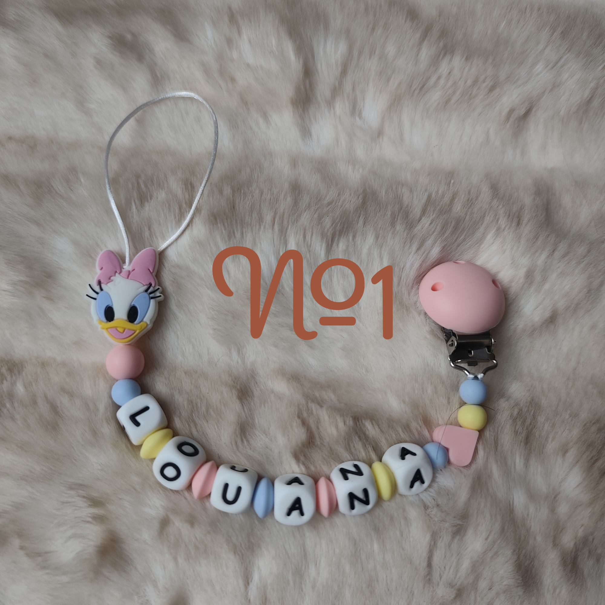 Attache Tétine Daisy Personnalisé - Plusieurs modèles – Image 2