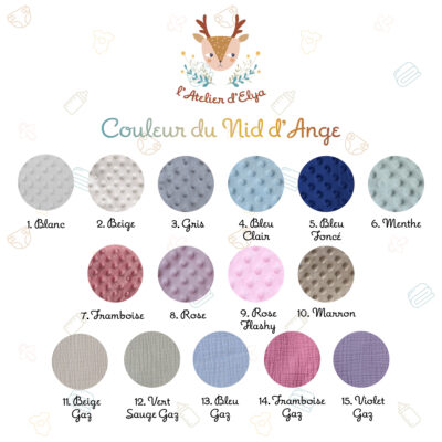 Nid d'Ange Univers Disney Personnalisé - Floquage, Plusieurs modèles