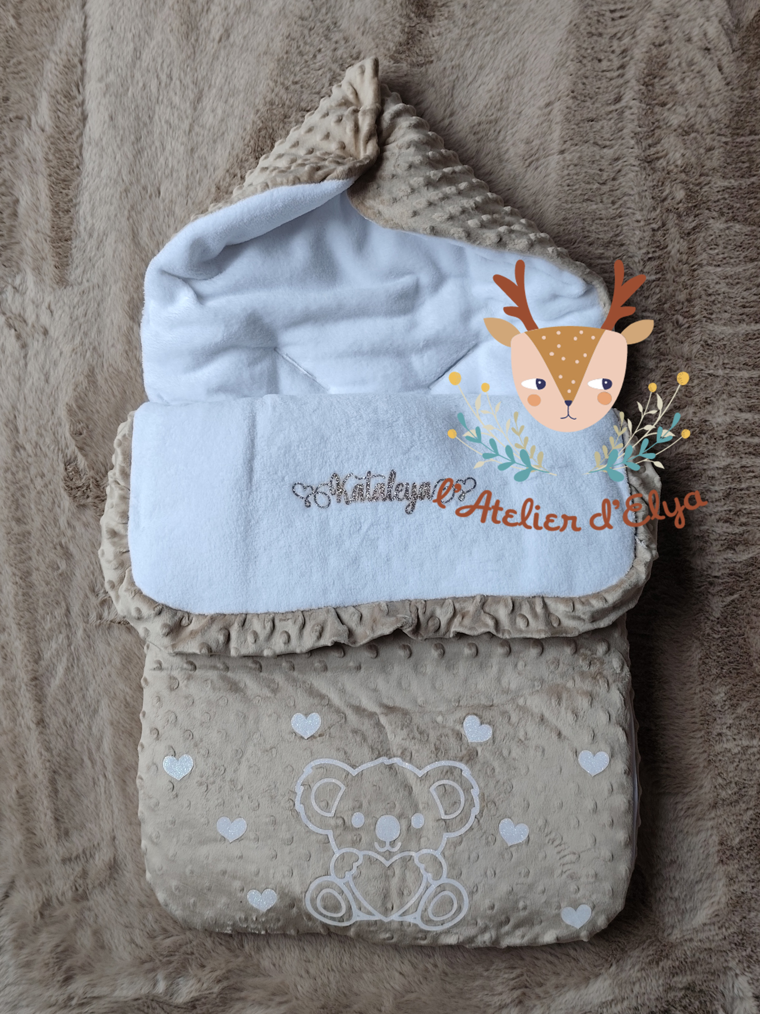 Nid d'Ange Koala Personnalisé - Floquage, Plusieurs Coloris