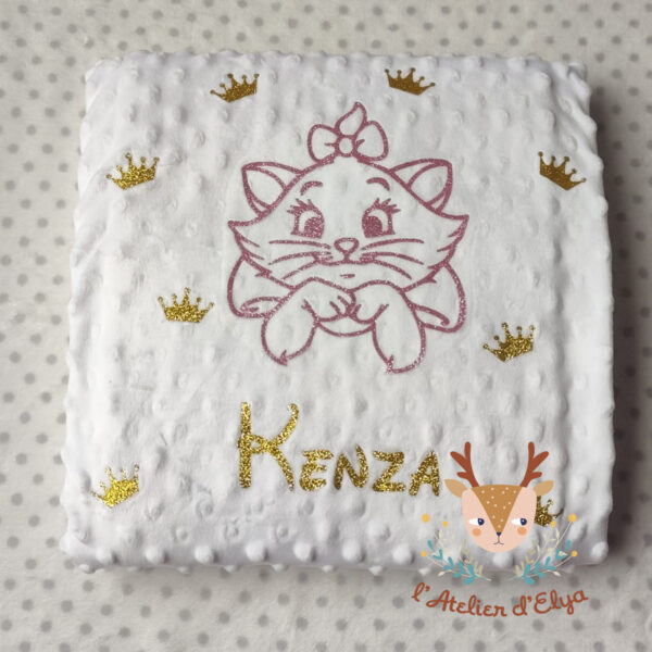 Plaid Marie Personnalisé - Floquage, Plusieurs Coloris