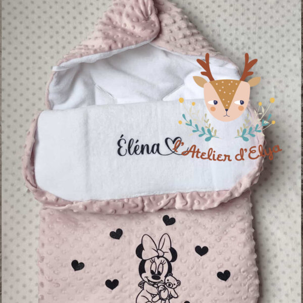 Nid d'Ange Minnie Personnalisé - Floquage, Plusieurs Coloris