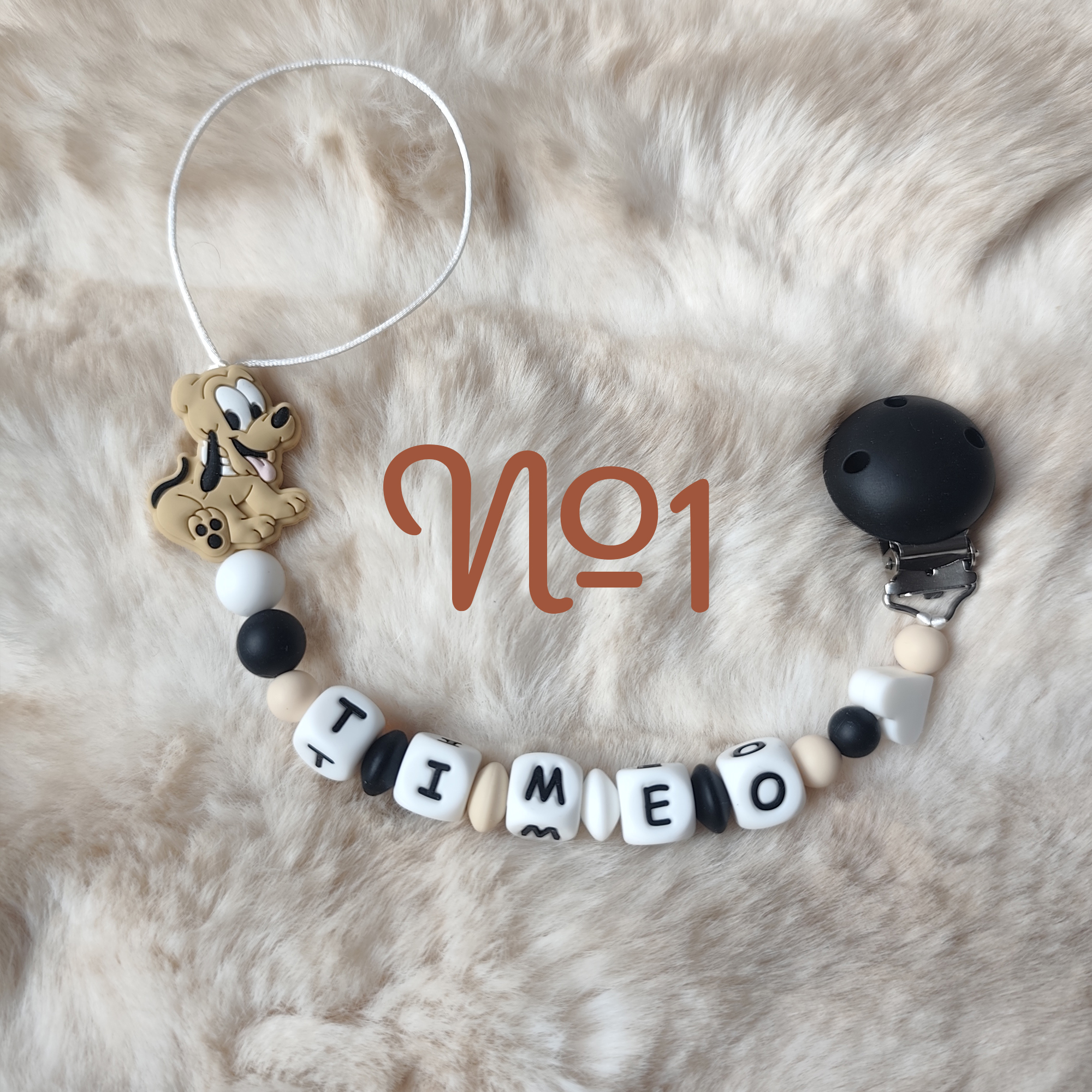 Attache Tétine Pluto Personnalisé - Plusieurs modèles – Image 2