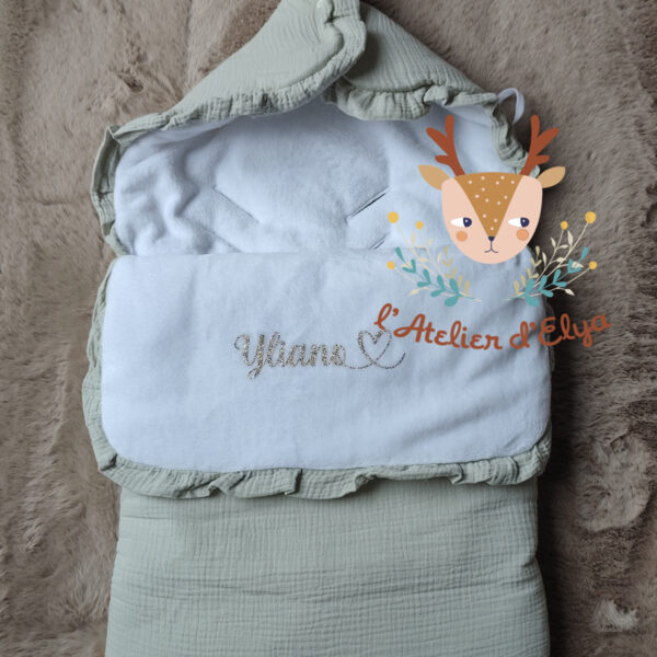 Nid d'Ange Prénom Personnalisé - Floquage, Plusieurs Coloris