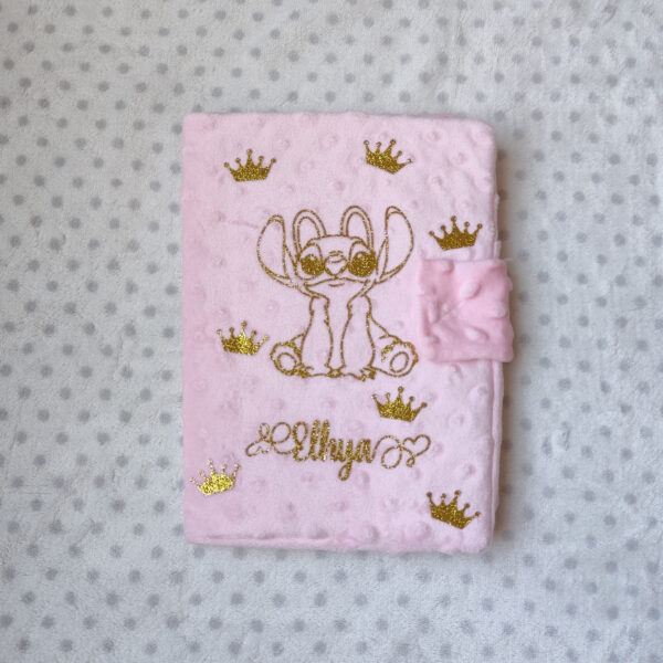 Protège Carnet de Santé Angele Personnalisé - Floquage, Plusieurs coloris