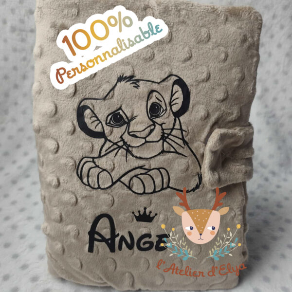 Protège Carnet de Santé Simba Personnalisé - Floquage, Plusieurs coloris