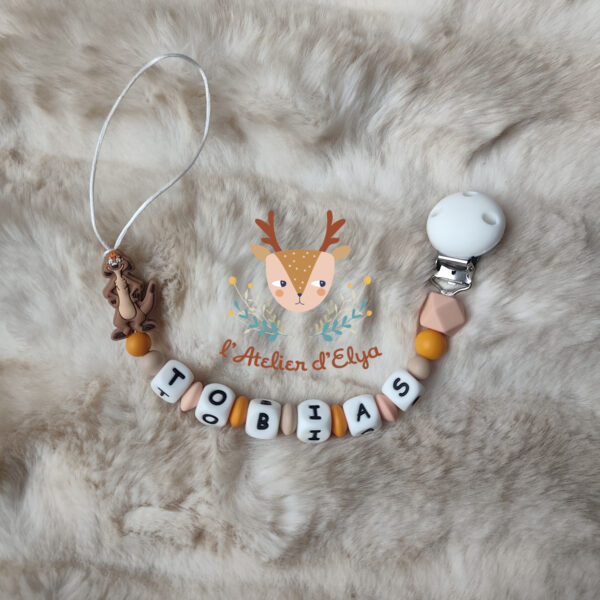 Attache Tétine Timon Personnalisé - Plusieurs modèles