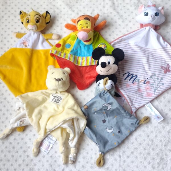 Doudou Disney Personnalisé - Floquage, Plusieurs coloris