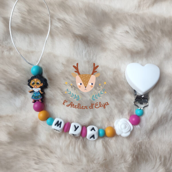 Attache Tétine Encanto Personnalisé - Plusieurs modèle