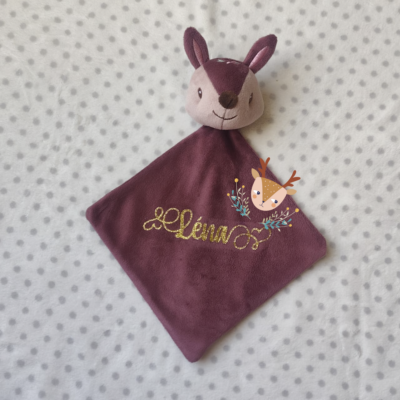 Doudou Biche Faon Personnalisé