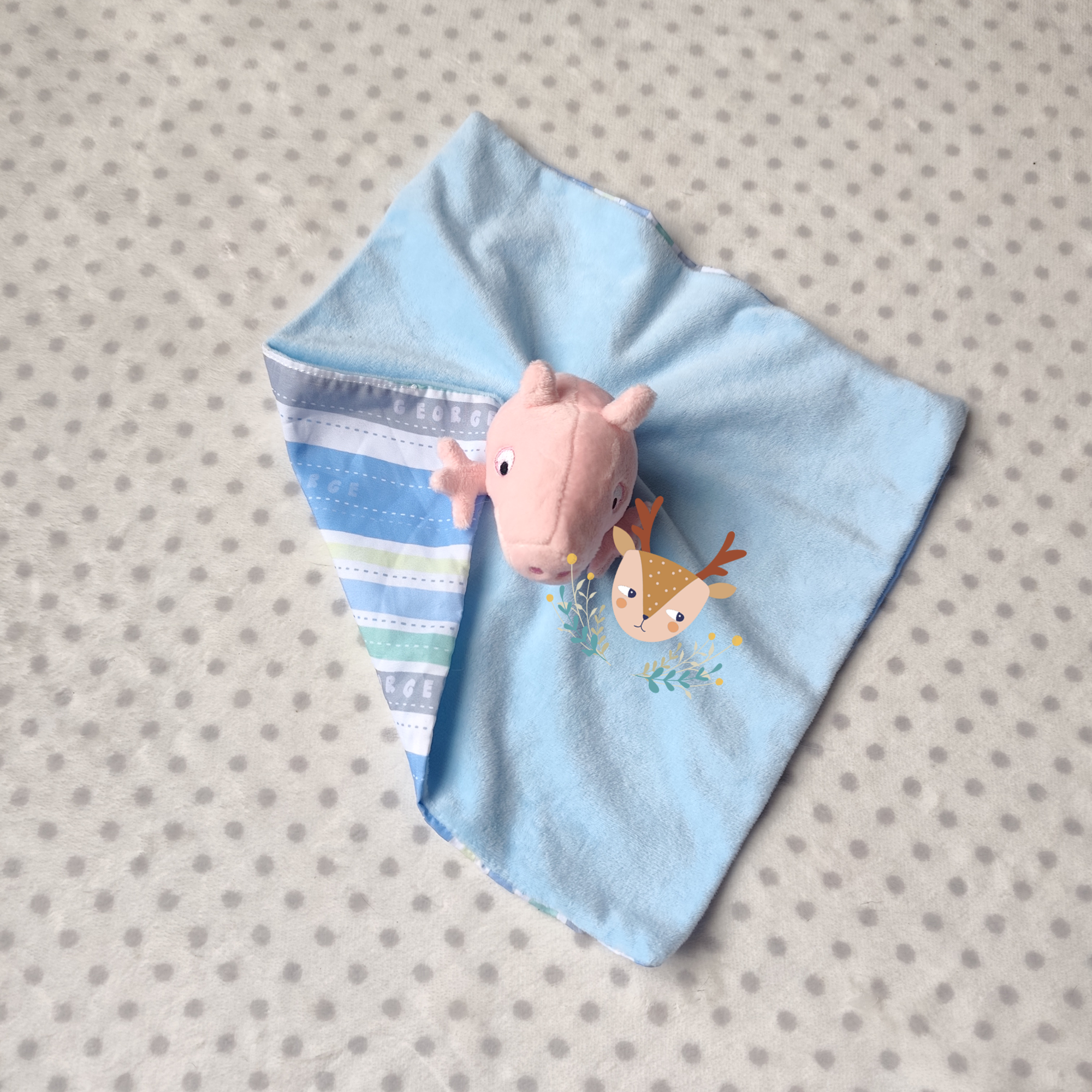 Doudou Gerge Peppa Pig Personnalisé