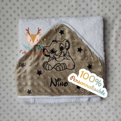 Cape de Bain Disney Personnalisé - Floquage, Plusieurs modèles
